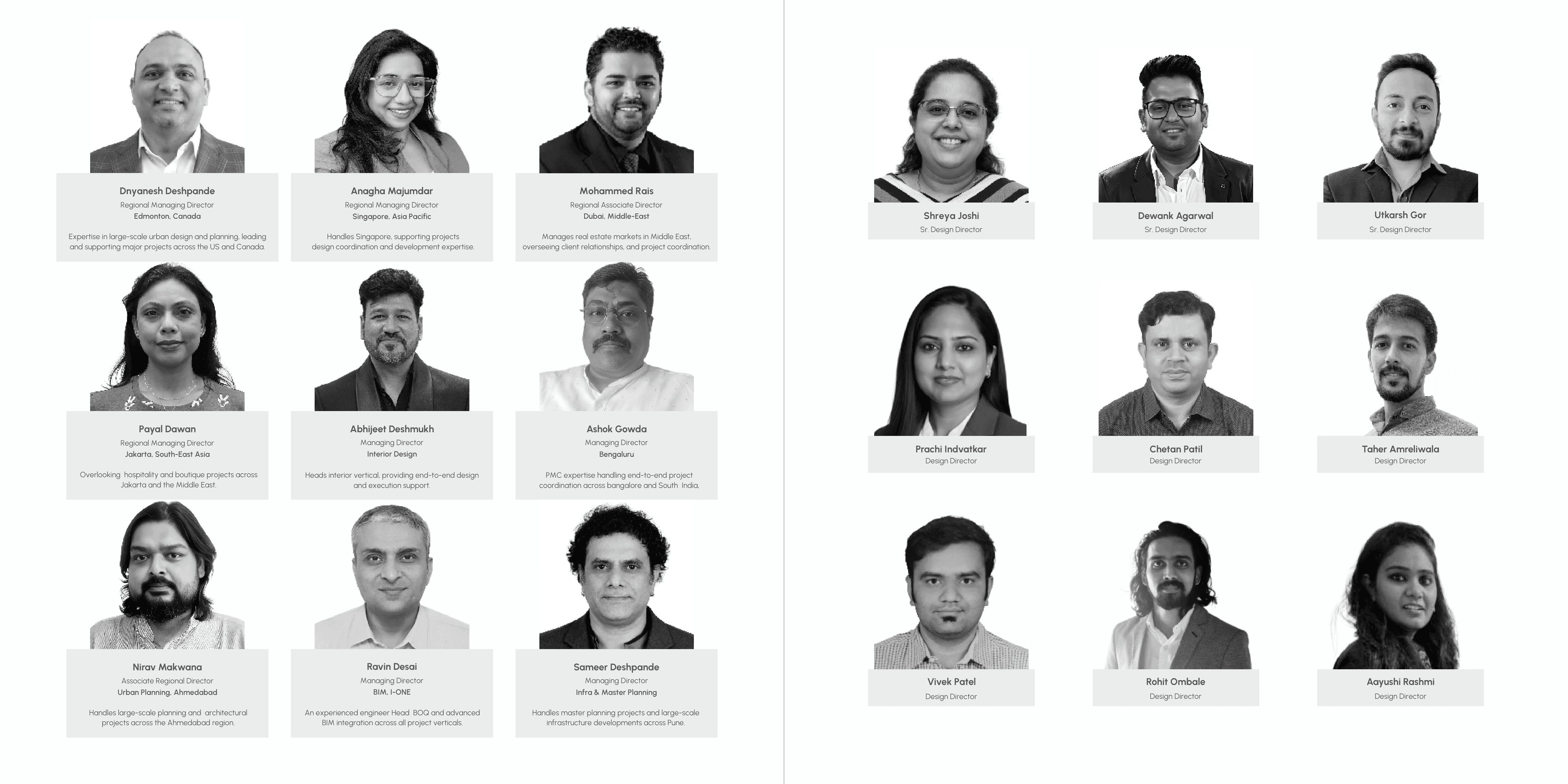 Associates and team