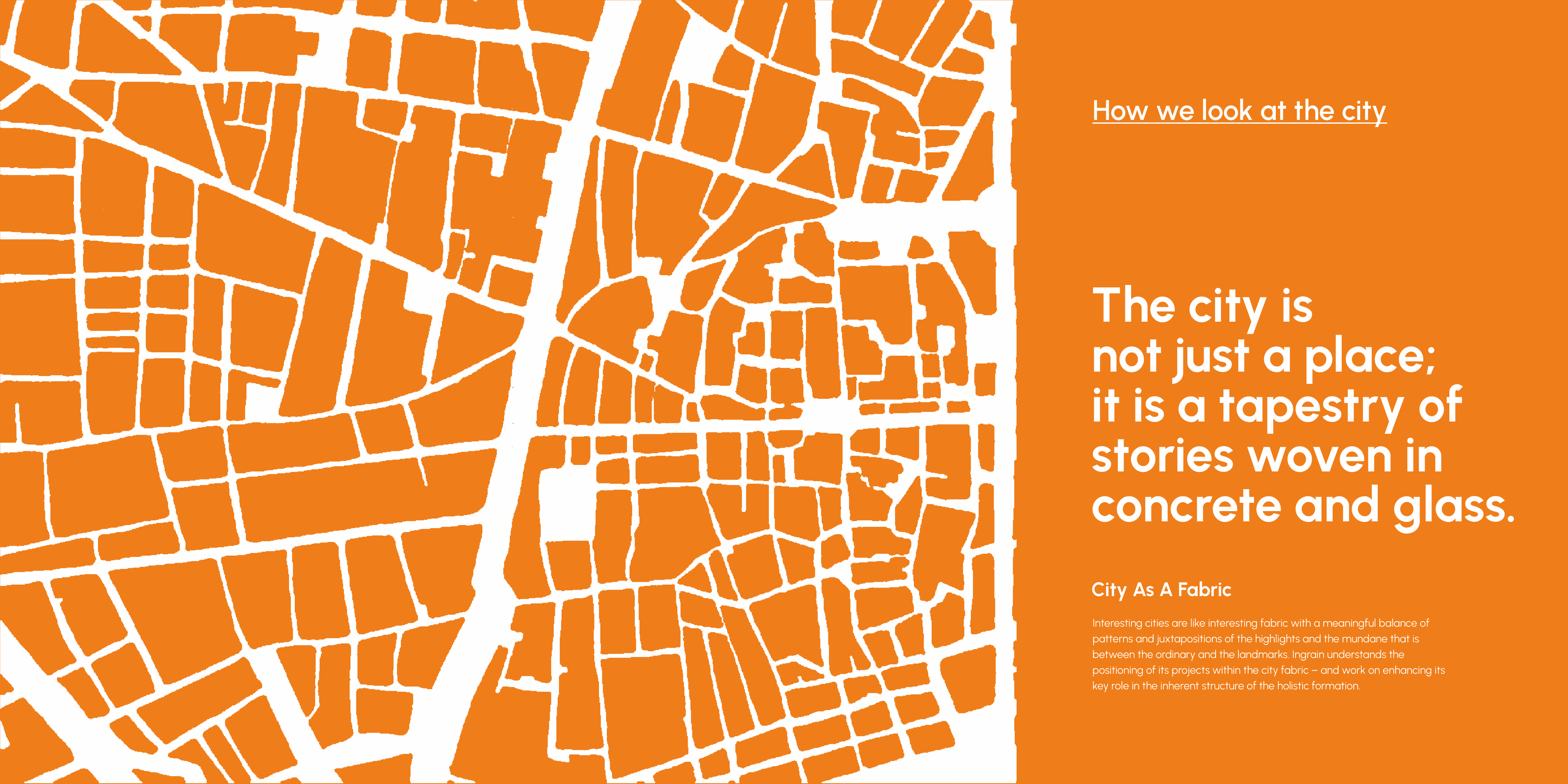 City as a fabric